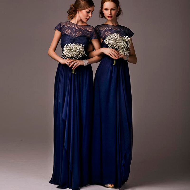 plus size maid of honor dresses navy blue