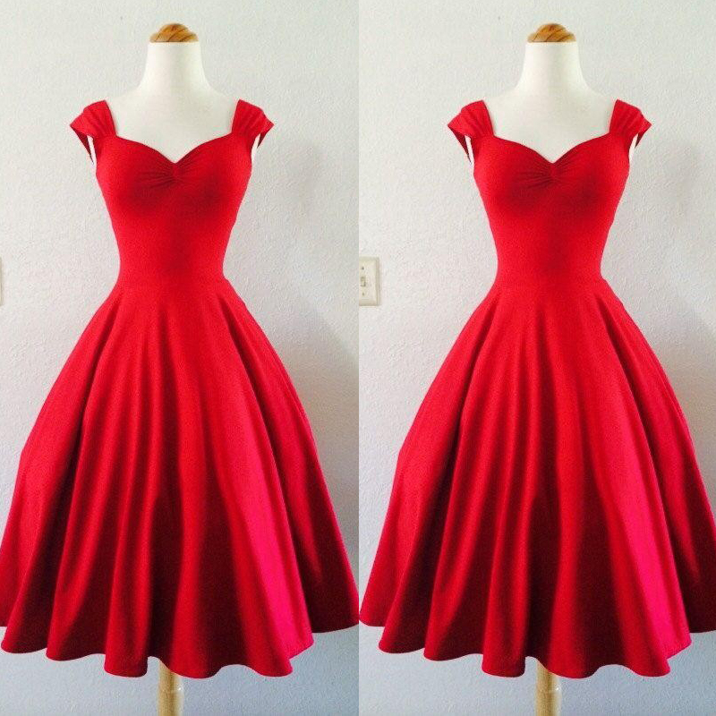 1950s style prom dress