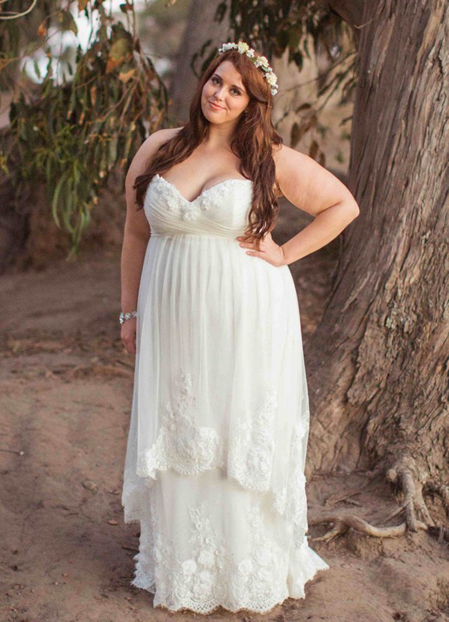 Ivory dresses hotsell plus size